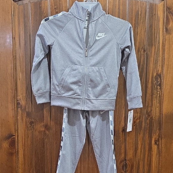 Nike Kids' Gray Tracksuit Set